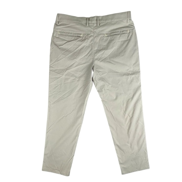 Jack Archer Jetsetter Pants Mens 33X28 (Fit 34X27) Beige Stretch Tech Golf - Picture 1 of 14